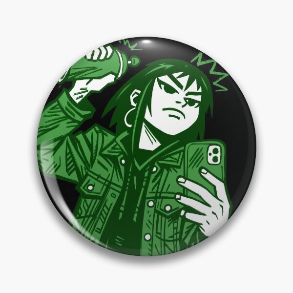 Item preview, Green punk illustration designed and sold by OniricaDesign.