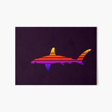Item preview, Hammerhead shark sythwave retro designed and sold by nostakesart.