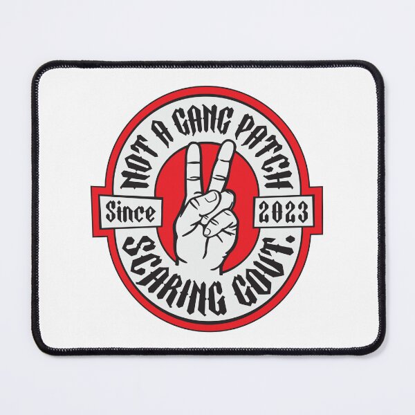 Item preview, Not a Gang Patch – Satire Design NZ designed and sold by grimpicture.