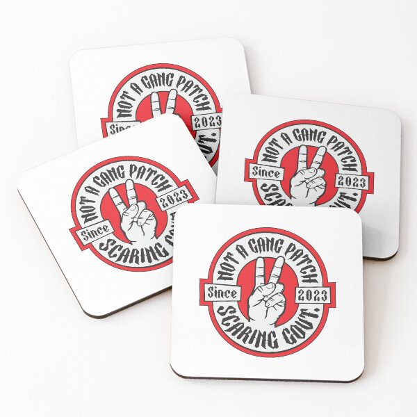 Item preview, Not a Gang Patch – Satire Design NZ designed and sold by grimpicture.