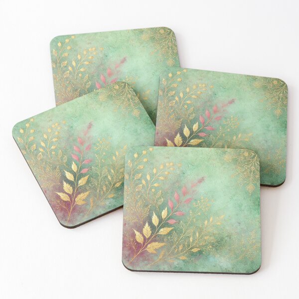 Item preview, Verdant Whispers Abstract Art Collection designed and sold by Dream Bloom Gallery.