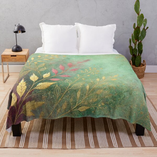 Item preview, Verdant Whispers Abstract Art Collection designed and sold by Dream Bloom Gallery.