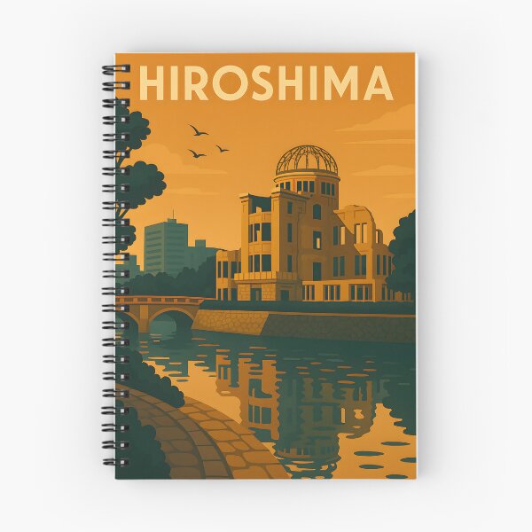 Item preview, Hiroshima Peace Dome – Vintage Travel Poster designed and sold by Hello From Japan.
