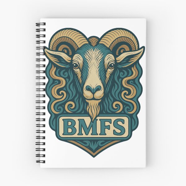 Item preview, BMFS Goat – Teal & Earth Tone Colorway designed and sold by Bayou Bill.