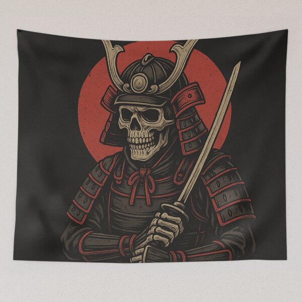 Item preview, Undead Samurai Portrait  designed and sold by UndeadWarlord.