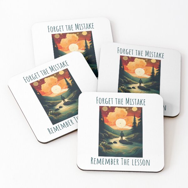 Item preview, Forget the Mistake, Remember the Lesson designed and sold by MKWDesign.