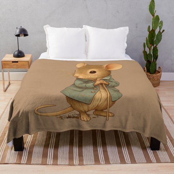 Item preview, Mouse with a Stick – Cute Story Character designed and sold by DakotaPoppin.