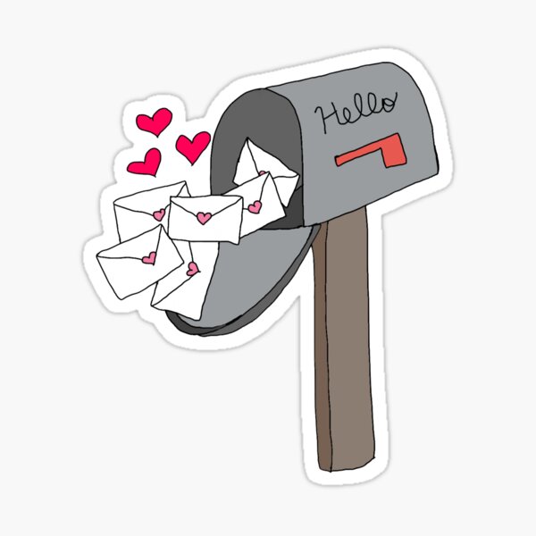 Item preview, Hello Mailbox Sticker designed and sold by CultivateCo.