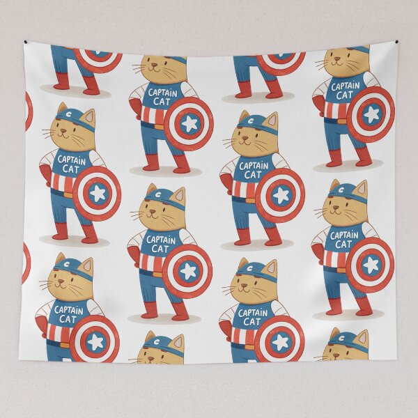 Item preview, Captain Cat: First Feline Avenger designed and sold by SibMa.