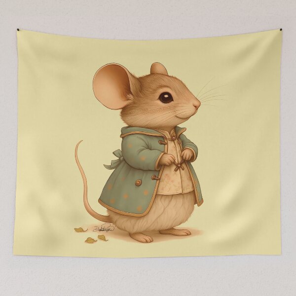Item preview, Mouse with Elegant Coat designed and sold by DakotaPoppin.