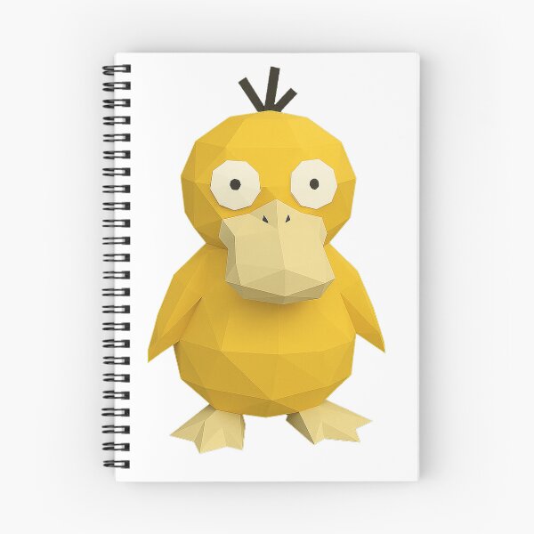 Item preview, Psyduck Sticker - Low Polygon Style designed and sold by LowPolyHub.