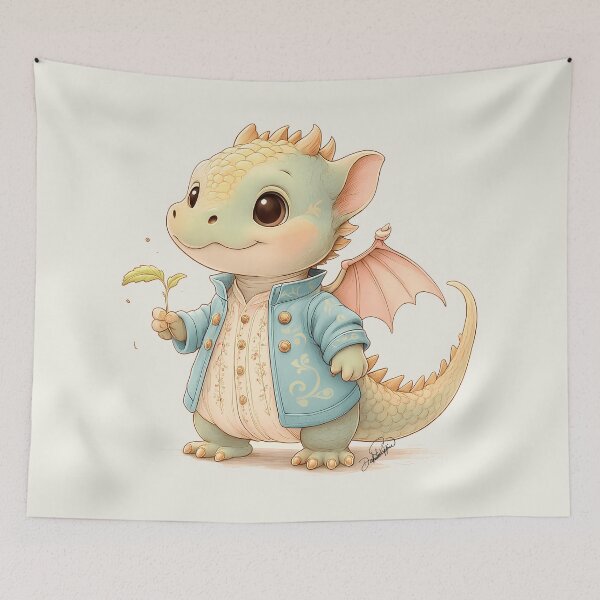 Item preview, The Little Botanical Dragon designed and sold by DakotaPoppin.