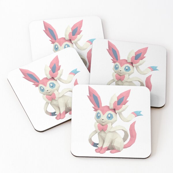 Item preview, Sylveon - Low Polygon Style designed and sold by LowPolyHub.