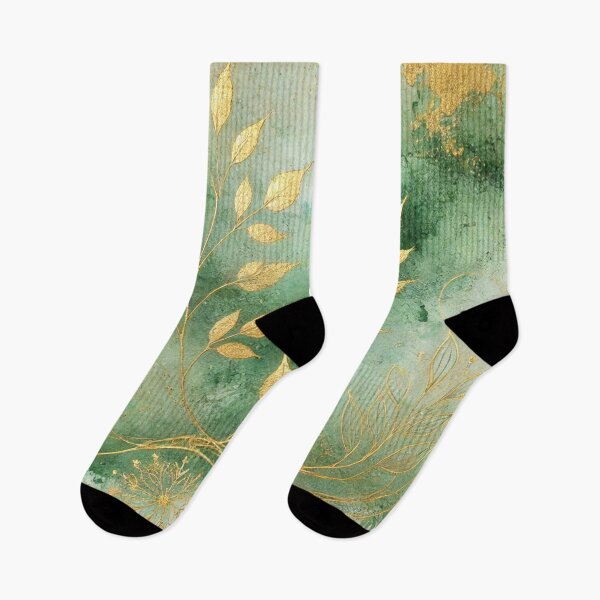Item preview, Verdant Gold Abstract Art Collection designed and sold by Dream Bloom Gallery.