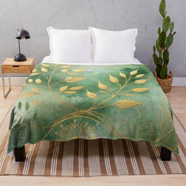 Item preview, Verdant Gold Abstract Art Collection designed and sold by Dream Bloom Gallery.