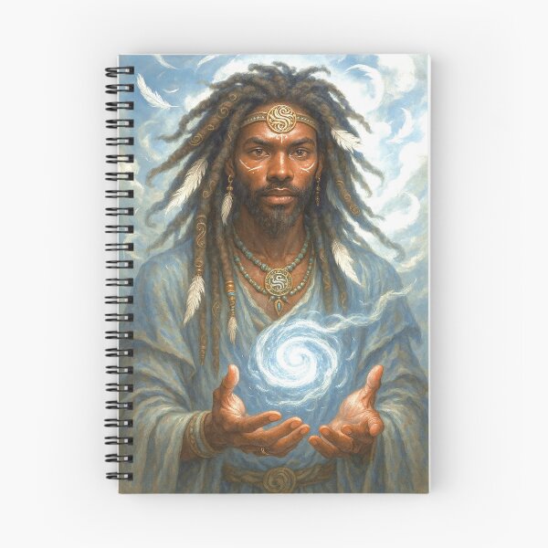 Item preview, Air Oracle | Skyborn Afro Mystic designed and sold by KaoticMindZ.