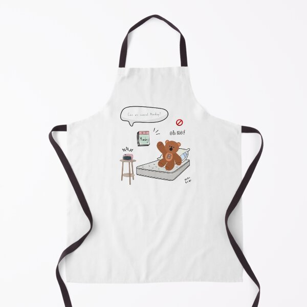 Item preview, Can We Cancel Monday? | Mono Bear Weekly Mood Series ( White / Transparent ) designed and sold by mintmono-studio.