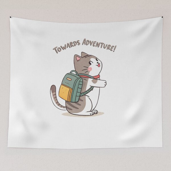 Item preview, Whiskered Explorer: Towards Adventure designed and sold by SibMa.