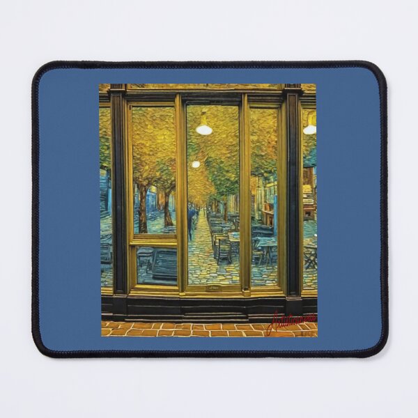 Item preview, "Urban Reflections: Nostalgic Cafe Scene" designed and sold by Artisticanvas.