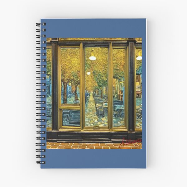Item preview, "Urban Reflections: Nostalgic Cafe Scene" designed and sold by Artisticanvas.