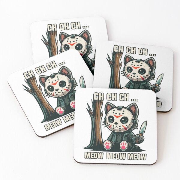 Item preview, Cat CH CH CH Meow Meow Meow Funny Horror designed and sold by TynesDesign.