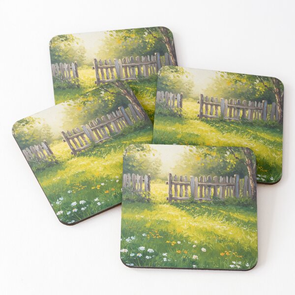 Item preview, Sunlight Beyond the Gate – Peaceful Country Morning designed and sold by Twittlefish.