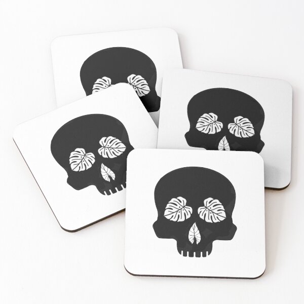 Item preview, Black plant skull designed and sold by Luilui7.