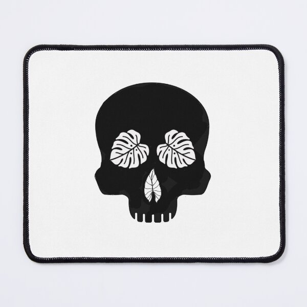 Item preview, Black plant skull designed and sold by Luilui7.