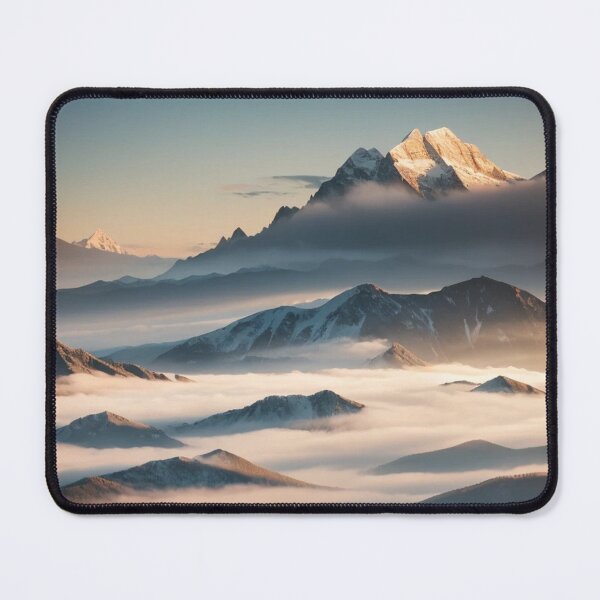 Item preview, Hazy Distant Mountain Landscape designed and sold by vekotpu.