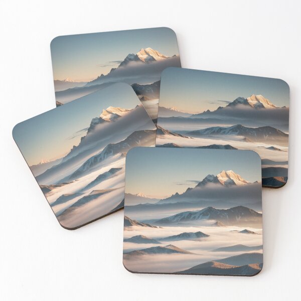 Item preview, Hazy Distant Mountain Landscape designed and sold by vekotpu.