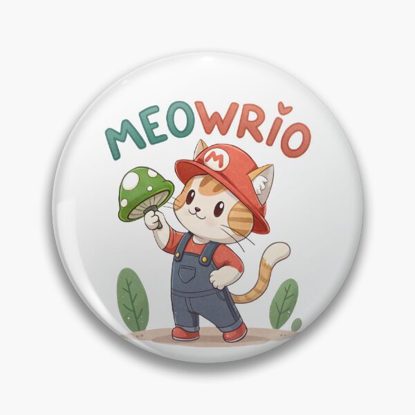 Item preview, Adventure Cat in Plumber's Overalls Mewrio  designed and sold by SibMa.