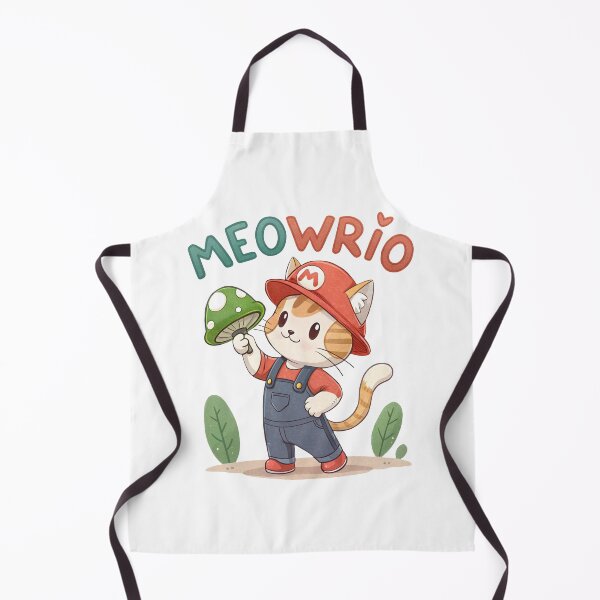 Item preview, Adventure Cat in Plumber's Overalls Mewrio designed and sold by SibMa.