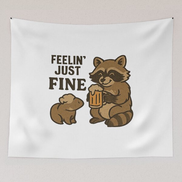 Item preview, Feeling just fine designed and sold by Beeesy.