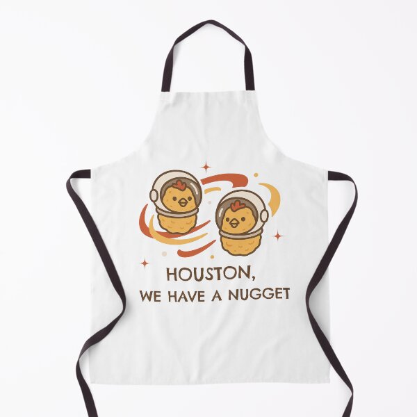 Item preview, Funny Chicken Nugget Astronaut Houston, We Have a Nugget - Minimalist Animal Art designed and sold by BeaverFriends.