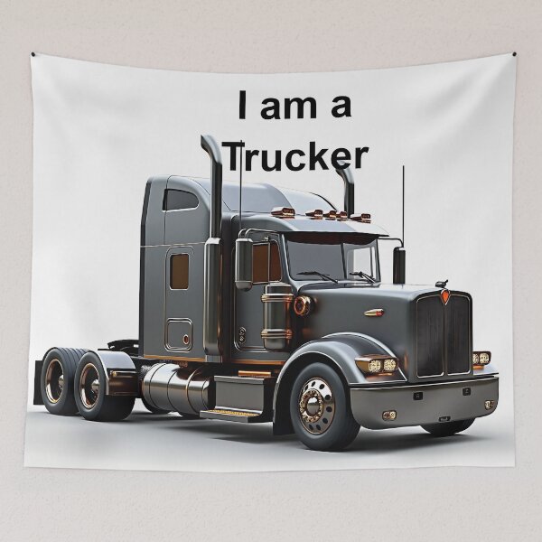 Item preview, Class on the Open Road; Elegant Trucker Pride designed and sold by Creative-RE.