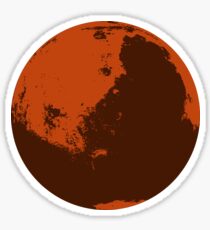 Mars Sticker