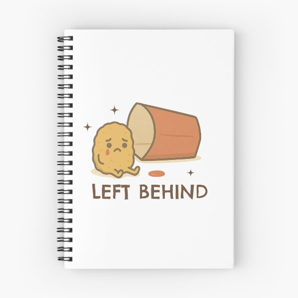 Item preview, Funny Cute Food Cartoon Left Behind Chicken Nugget  - Minimalist Animal Art designed and sold by BeaverFriends.