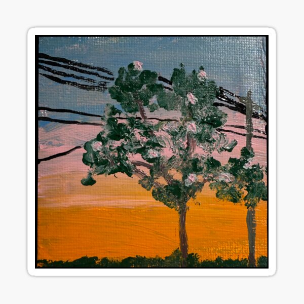 Item preview, An Apple tree and power lines designed and sold by CheezCurdNJuice.