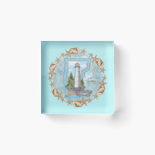 Item preview, Shell Vermont Lighthouse designed and sold by artmuvz.