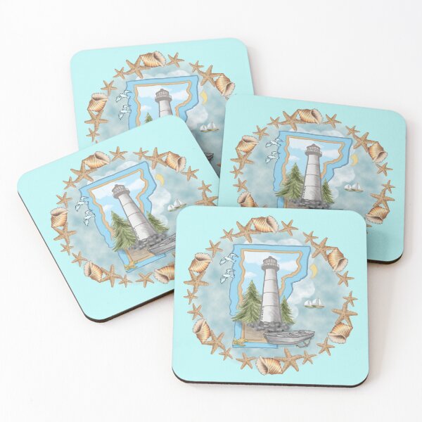 Item preview, Shell Vermont Lighthouse designed and sold by artmuvz.