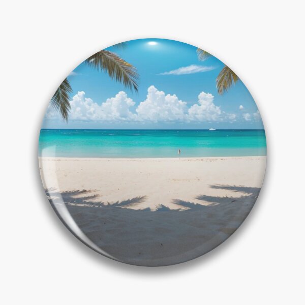 Item preview, White Sandy Beach Landscape designed and sold by vekotpu.