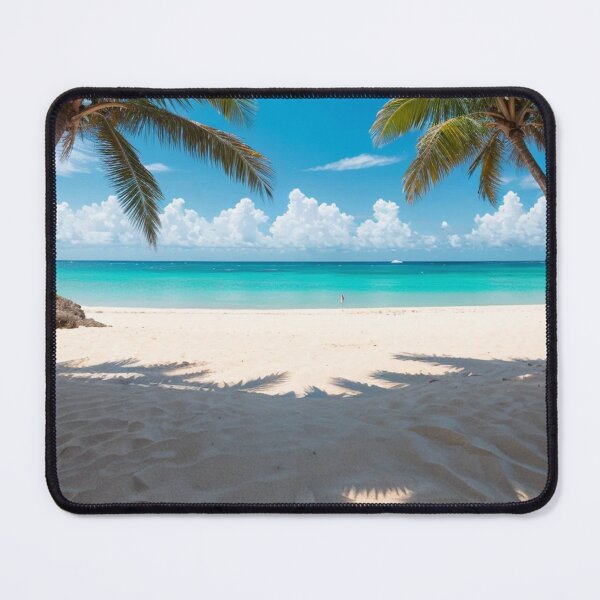 Item preview, White Sandy Beach Landscape designed and sold by vekotpu.