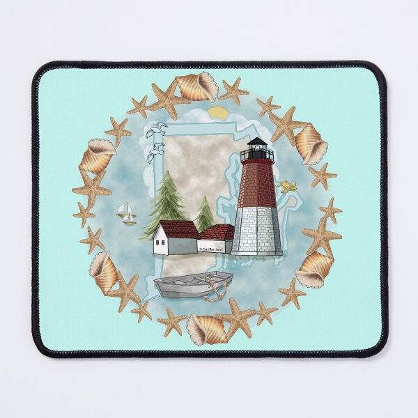 Item preview, Shell Rhode Island Lighthouse designed and sold by artmuvz.