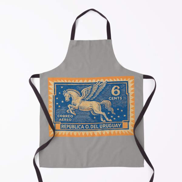Item preview, Uruguay Pegasus Stamp Poster designed and sold by retrographics.