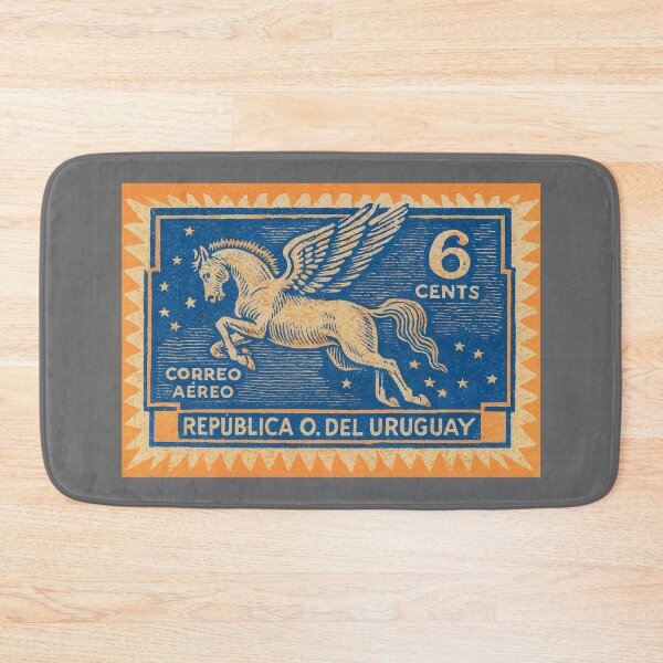 Item preview, Uruguay Pegasus Stamp Poster designed and sold by retrographics.