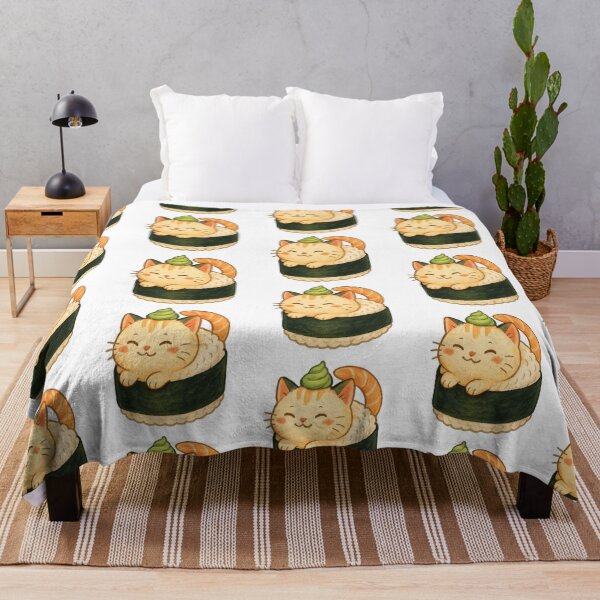 Item preview, Cute Sushi Cat with Wasabi designed and sold by Lacritsa .