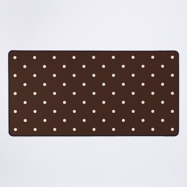 Item preview, Classic Brown and Light Beige Polka Dot Pattern – Retro Minimalist Style designed and sold by DaisyHouse.