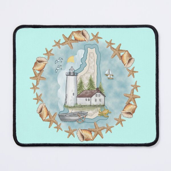 Item preview, Shells New Hampshire Lighthouse designed and sold by artmuvz.