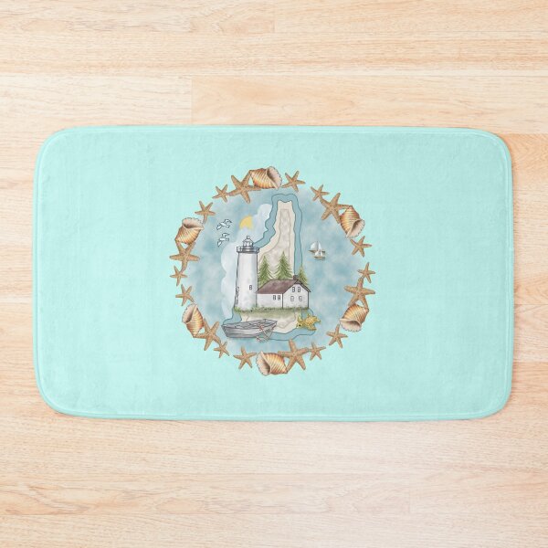 Item preview, Shells New Hampshire Lighthouse designed and sold by artmuvz.