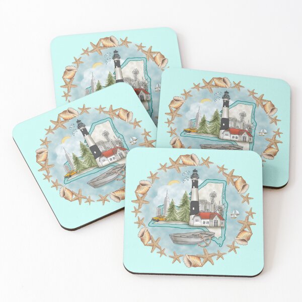 Item preview, Shells New York Lighthouse designed and sold by artmuvz.